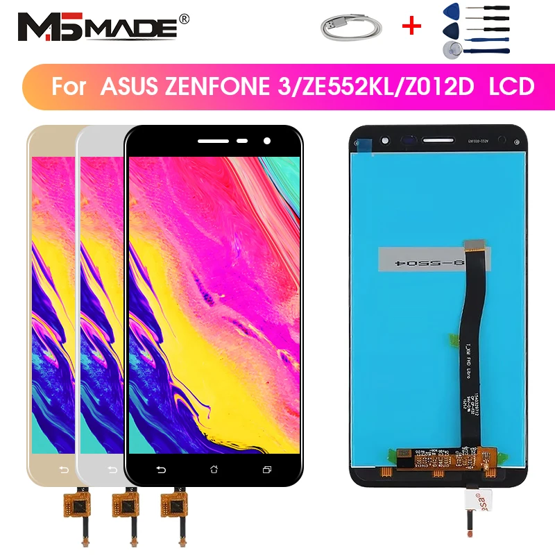 5.5'' Original For Asus Zenfone 3 ZE552KL Display LCD Touch Screen Digitizer Assembly For ASUS Z012D Z012DC Z012DA LCD Assembly
5.5'' Original For Asus Zenfone 3 ZE552KL Display LCD Touch Screen Digitizer Assembly For ASUS Z012D Z012DC Z012DA LCD Assembly