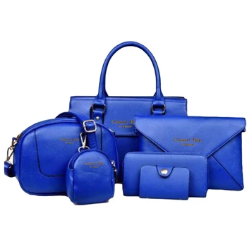 Women Top-Handle BagsComposite Bags Women Messenger Bags Handbag Set PU Leather Wallets Key Female Bag Set 6 Pieces 
Women Top-Handle BagsComposite Bags Women Messenger Bags Handbag Set PU Leather Wallets Key Female Bag Set 6 Pieces