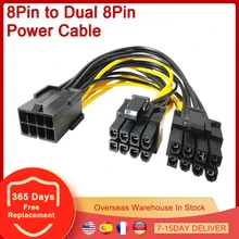 10Pcs 8Pin to Dual 8 Pin 6+2 Pin Power Cable Splitter for PCIE PCI-E PCI Express BTC ETH Mining Miner Graphics Card Extension
10Pcs 8Pin to Dual 8 Pin 6+2 Pin Power Cable Splitter for PCIE PCI-E PCI Express BTC ETH Mining Miner Graphics Card Extension