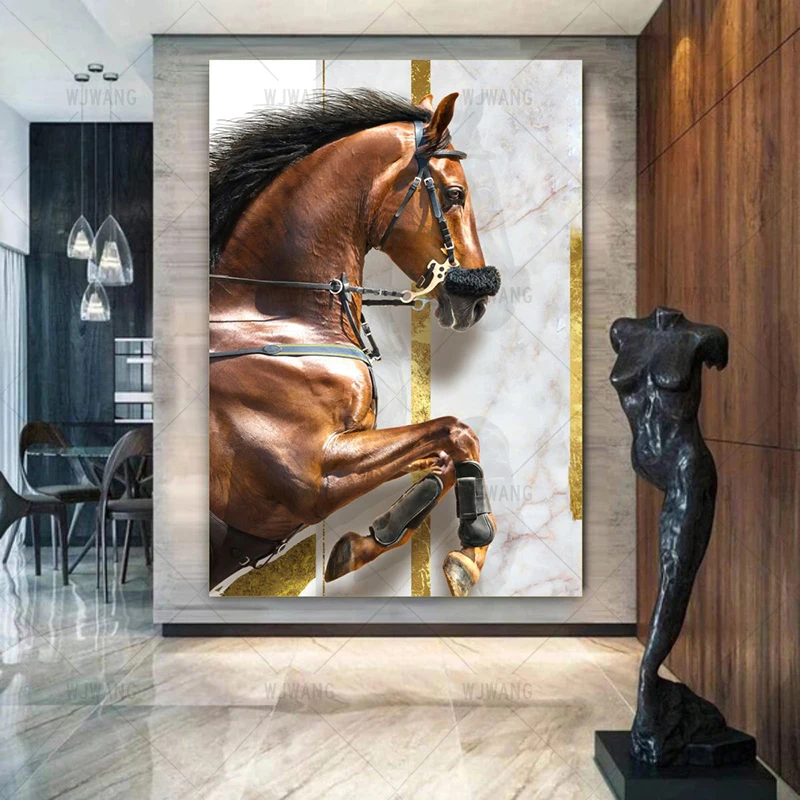 Modern Home Decoration Paintings Animal Horse Poster and Print Canvas Painting for Living Room Decor Wall Art Picture Home Decor
Modern Home Decoration Paintings Animal Horse Poster and Print Canvas Painting for Living Room Decor Wall Art Picture Home Decor
