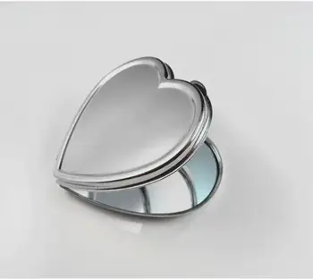DIY Blank HEART shaped MIRROR Compact Metal Makeup MIRROR, FITS IN POCKET 100pcs by DHL SN958
DIY Blank HEART shaped MIRROR Compact Metal Makeup MIRROR, FITS IN POCKET 100pcs by DHL SN958