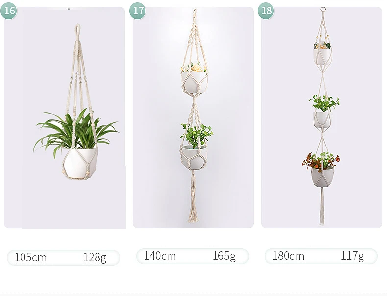 90/105cm Handmade Macrame Plant Hanger Hb912ccc44e464d7f977edb2121a5423aD