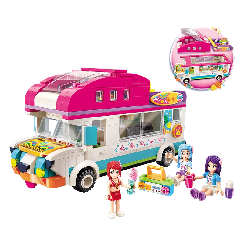 ENLIGHTEN Friends Seaside Dog Camping Recreational Vehicle Ice Cream Beach Car Building Blocks Sets Kids Kits Compatible
ENLIGHTEN Friends Seaside Dog Camping Recreational Vehicle Ice Cream Beach Car Building Blocks Sets Kids Kits Compatible