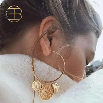 2019 New Fashion Bohemian Gold Silver Color Big Hoop Earrings With Round Sequins Charm Vintage C Shaped Big Hoop Earring
2019 New Fashion Bohemian Gold Silver Color Big Hoop Earrings With Round Sequins Charm Vintage C Shaped Big Hoop Earring