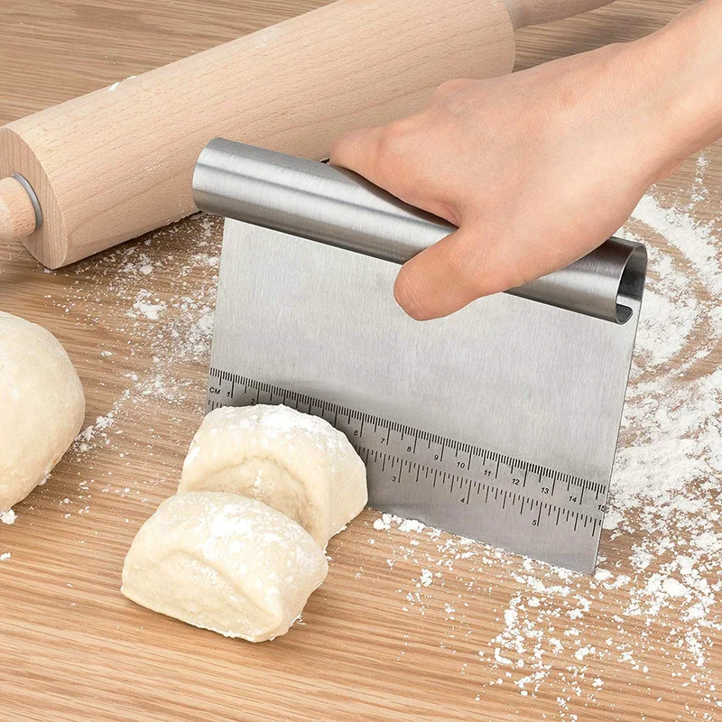 Stainless Steel Cake Scraper Pastry Cutters Baking Dough Scraper Fondant Spatulas Edge DIY Baking Tools Kitchen Accessories
Stainless Steel Cake Scraper Pastry Cutters Baking Dough Scraper Fondant Spatulas Edge DIY Baking Tools Kitchen Accessories