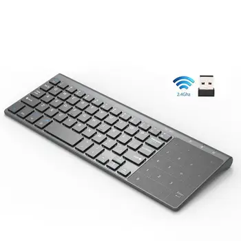 Thin Silent 2.4G Wireless Keyboard Mini Multimedia Keyboard With Number Touchpad Numeric Keypad For Tablet Desktop Laptop PC
Thin Silent 2.4G Wireless Keyboard Mini Multimedia Keyboard With Number Touchpad Numeric Keypad For Tablet Desktop Laptop PC