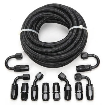 20FT AN6-6AN Nylon Braided Oil Fuel Line + Fittings Hose Adaptor Kit
20FT AN6-6AN Nylon Braided Oil Fuel Line + Fittings Hose Adaptor Kit