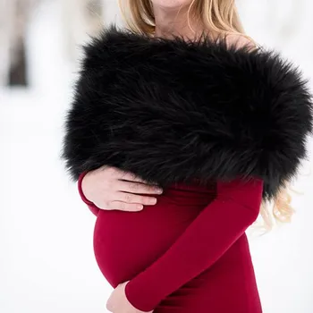 Pregnant Woman Dress Maternity Photography Prop Dresses Fur Shawl Elegant Solid Off Shoulder Maternity Long Sleeve Dress
Pregnant Woman Dress Maternity Photography Prop Dresses Fur Shawl Elegant Solid Off Shoulder Maternity Long Sleeve Dress