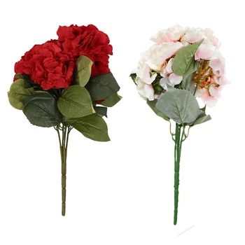 2x Artificial Hydrangea Flower 5 Big Heads Bouquet (Diameter 7 inch Each Head) Pink & Red
2x Artificial Hydrangea Flower 5 Big Heads Bouquet (Diameter 7 inch Each Head) Pink & Red