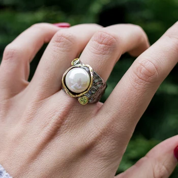 Lotus Leaf design Pearl ring Vintage Jewelry Gift for Mom Fast Delivery Good packing Beautiful Rings Jewellery
Lotus Leaf design Pearl ring Vintage Jewelry Gift for Mom Fast Delivery Good packing Beautiful Rings Jewellery