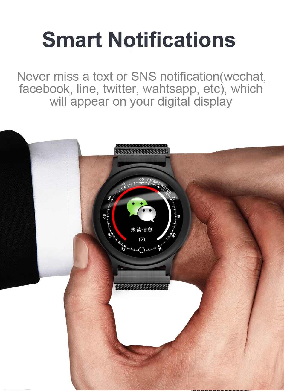 Q28 Smart Watch IP67 Waterproof Wearable Device Bluetooth Pedometer Heart Rate Monitor Men Fashion SmartWatch For AndroidIOS (11)