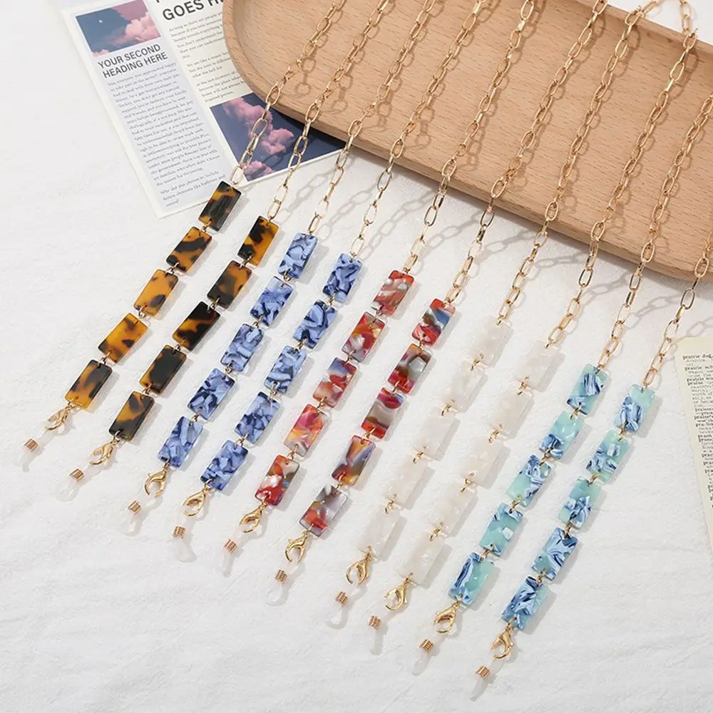 Men Accessories Acrylic Acetate Plate Lanyard Bohemia Fashion Mask Holder Mask Chain Sunglasses Chains Necklace Strap
Men Accessories Acrylic Acetate Plate Lanyard Bohemia Fashion Mask Holder Mask Chain Sunglasses Chains Necklace Strap