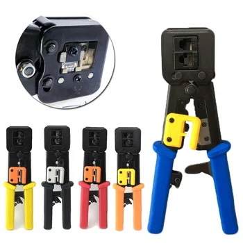 RJ45 Crimper Crimping Networking Tools Connector Plugs Network Cable Plier Press 6P/8P Through Hole Crystal Head
RJ45 Crimper Crimping Networking Tools Connector Plugs Network Cable Plier Press 6P/8P Through Hole Crystal Head