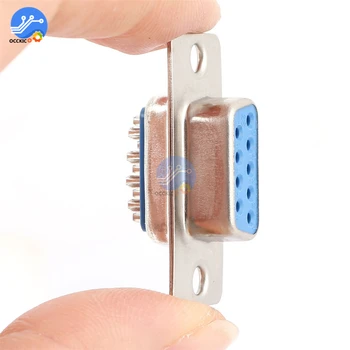 10 Pcs VGA female plug DB9 9-pin D-SUB 2 row welding type connector adapter Solder Type Male Female Plug Socket converter
10 Pcs VGA female plug DB9 9-pin D-SUB 2 row welding type connector adapter Solder Type Male Female Plug Socket converter