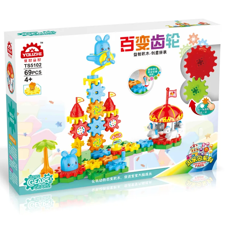 QIAOLETONG Tai Sheng Large Particles Gear Assembled Educational Toy Building Blocks Amusement Park Series Ts5101-ts5102
QIAOLETONG Tai Sheng Large Particles Gear Assembled Educational Toy Building Blocks Amusement Park Series Ts5101-ts5102