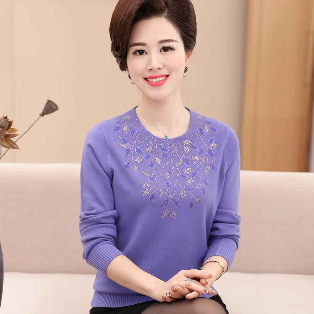 Women Sweater Elegant Beaded Jumper Autumn Winter Female O-Neck Long Sleeve Knit Tops Pullovers Slim Fit Sweaters
Women Sweater Elegant Beaded Jumper Autumn Winter Female O-Neck Long Sleeve Knit Tops Pullovers Slim Fit Sweaters