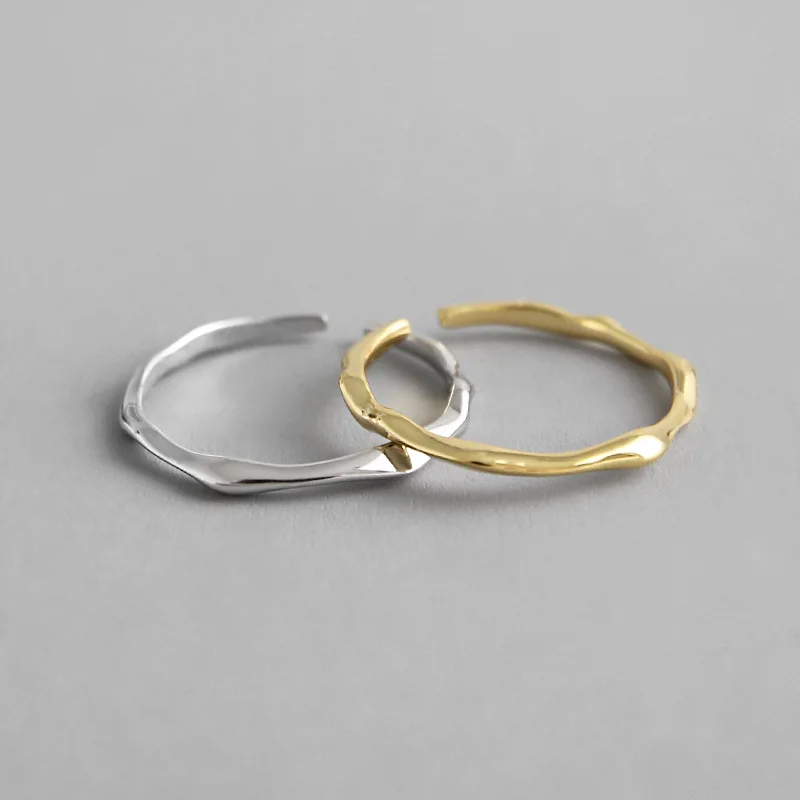 Minimalism Irregular Face Fine Ring Korean Version S925 Sterling Silver 1.4mm Wire Opening Ring for Women Silver Jewelry Gift
Minimalism Irregular Face Fine Ring Korean Version S925 Sterling Silver 1.4mm Wire Opening Ring for Women Silver Jewelry Gift