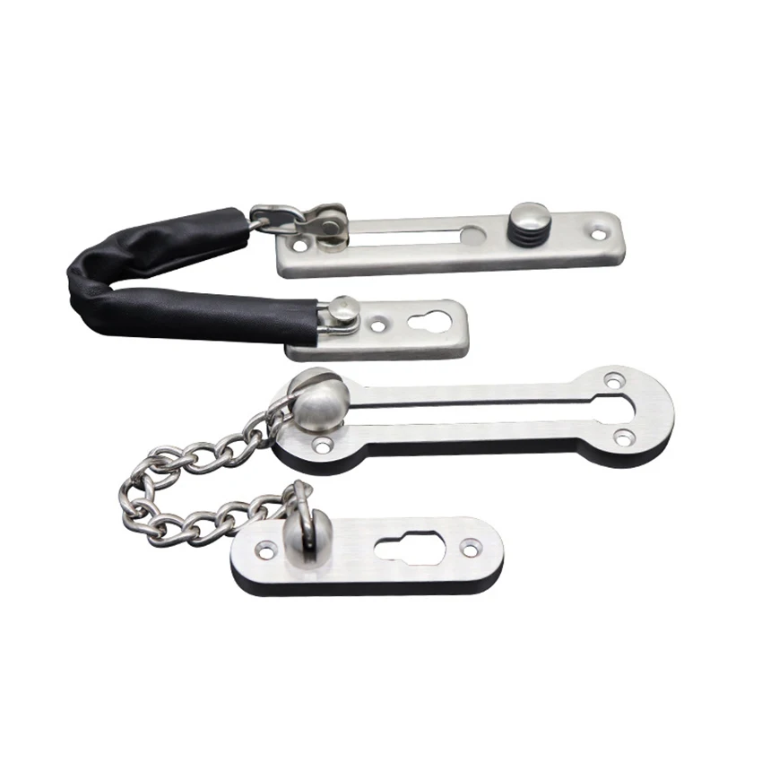 Door Chain Lock, 304 Stainless Steel Casting Door Security Chain Guard, Heavy Duty Latch Lock for Inside Door, with Screws
Door Chain Lock, 304 Stainless Steel Casting Door Security Chain Guard, Heavy Duty Latch Lock for Inside Door, with Screws