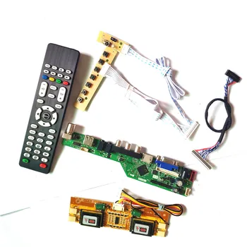 For LTM170EX-L21/L31 keyboard+Remote+Inverter LVDS 4CCFL 30Pin LCD panel monitor T.V53 drive card board HDMI VGA USB AV DIY kit
For LTM170EX-L21/L31 keyboard+Remote+Inverter LVDS 4CCFL 30Pin LCD panel monitor T.V53 drive card board HDMI VGA USB AV DIY kit