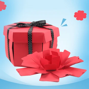 New DIY Hexagon Surprise Explosion Box Gift Packaging Album Box Scrapbook Photo Album Gifts For Valentine's Day Wedding N26
New DIY Hexagon Surprise Explosion Box Gift Packaging Album Box Scrapbook Photo Album Gifts For Valentine's Day Wedding N26