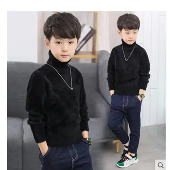 Children's Clothing Boy Sweater 5 Autumn and Winter Models 7 Thickening 8 Plus Velvet Bottoming 10 Warm 12 Year Old Child Tide
Children's Clothing Boy Sweater 5 Autumn and Winter Models 7 Thickening 8 Plus Velvet Bottoming 10 Warm 12 Year Old Child Tide