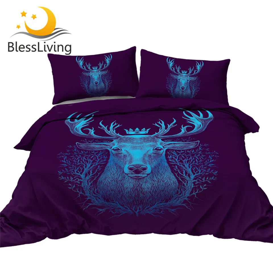 BlessLiving Deer Bedding Whitetail Duvet Cover with Pillow Covers Crown Branch Home Textiles 3d Print Graphic Bed Set Dropship
BlessLiving Deer Bedding Whitetail Duvet Cover with Pillow Covers Crown Branch Home Textiles 3d Print Graphic Bed Set Dropship