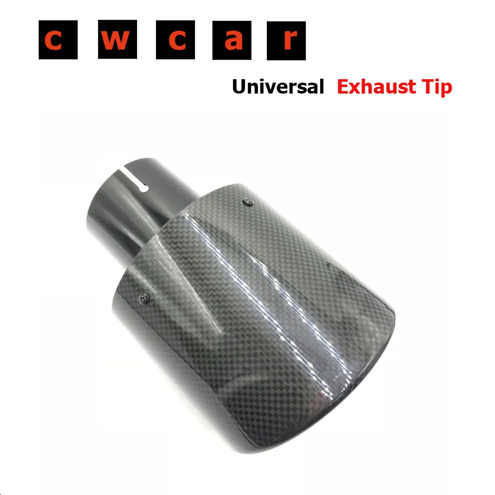 1 Piece Oval Slanted Ak exhaust pipe Carbon Fiber Exhaust tip Tailpipe trims car styling
1 Piece Oval Slanted Ak exhaust pipe Carbon Fiber Exhaust tip Tailpipe trims car styling