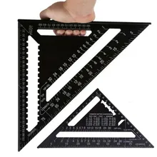 2pcs 7'' 12'' Triangle Ruler Aluminum Alloy Speed Square Quick Roofing Rafter Guide Triangle Ruler For Measuring Tools
2pcs 7'' 12'' Triangle Ruler Aluminum Alloy Speed Square Quick Roofing Rafter Guide Triangle Ruler For Measuring Tools