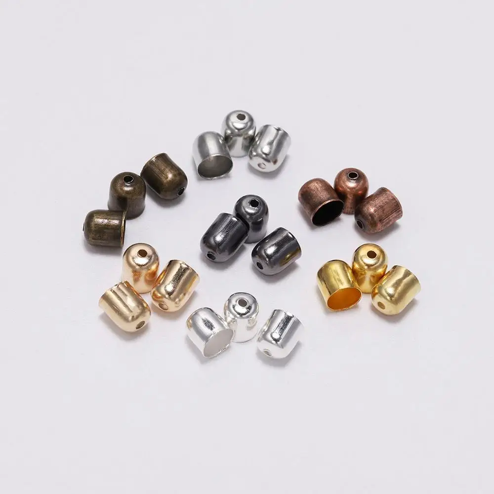 50-100pcs Beads Caps Leather Cords Buckle Finding End Tip Tassel Caps ForFashion Jewelry Making DIY Handmade Jewelry Finding
50-100pcs Beads Caps Leather Cords Buckle Finding End Tip Tassel Caps ForFashion Jewelry Making DIY Handmade Jewelry Finding