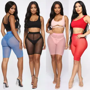 4 Colors Mesh Shorts Women Beach Pants 2020 Swimwear Cover Ups New High Waist Pure Color Bikini Cover Ups Bathing Suit Trousers
4 Colors Mesh Shorts Women Beach Pants 2020 Swimwear Cover Ups New High Waist Pure Color Bikini Cover Ups Bathing Suit Trousers