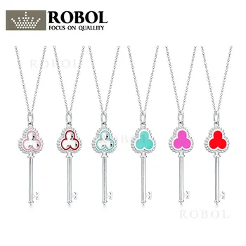 High Quality 1:1 TTFF 925 Sterling Silver Colored Pendant Necklace Jewerly Original Design Model Exquisite Craftsmanship.
High Quality 1:1 TTFF 925 Sterling Silver Colored Pendant Necklace Jewerly Original Design Model Exquisite Craftsmanship.
