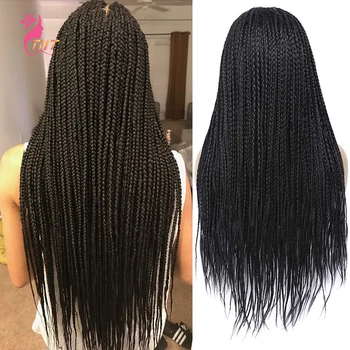 Long Straight Braided Box Braids Wigs High Quality Synthetic Twist Braids Wigs For Black Women 26'' Long Braided Wig Daily Wear
Long Straight Braided Box Braids Wigs High Quality Synthetic Twist Braids Wigs For Black Women 26'' Long Braided Wig Daily Wear