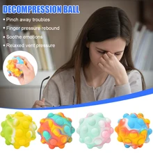 Anti-Stress Ball Sensory Toy Silicone Ball 3D Squeeze Toys Decompression For Kids Adults Stress Relief Autism ADHD Fidget Toy 
Anti-Stress Ball Sensory Toy Silicone Ball 3D Squeeze Toys Decompression For Kids Adults Stress Relief Autism ADHD Fidget Toy