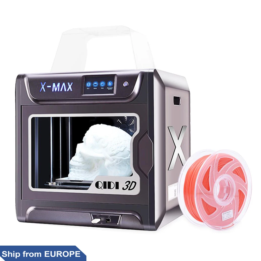 3D-принтер QIDI X-MAX промышленного класса 5-дюймовый сенсорный экран Wi-Fi высокоточная