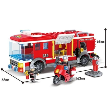 Models Building Kits 6555 284pcs City Fire Rescue Engine Truck Motorcycle Building Blocks Compatible Lepining Toys & Hobbies
Models Building Kits 6555 284pcs City Fire Rescue Engine Truck Motorcycle Building Blocks Compatible Lepining Toys & Hobbies