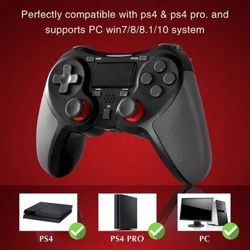 Wireless Controller Gamepad Controller for PS4 Double shock Joystick Gamepad Gift
Wireless Controller Gamepad Controller for PS4 Double shock Joystick Gamepad Gift
