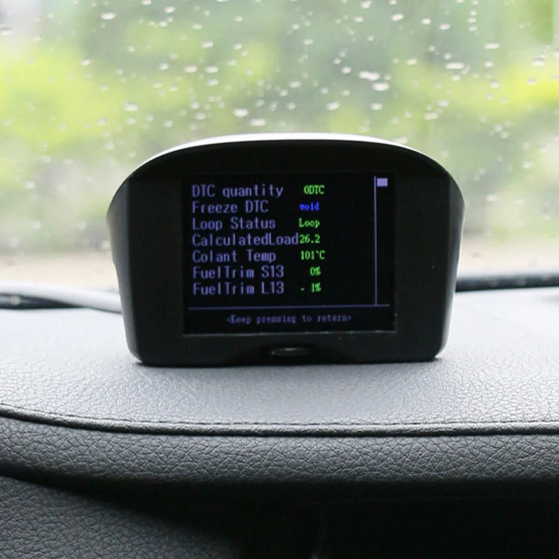 Car OBD HUD Overspeed Warning System Windshield Voltage Alarm Temperature Meter JHP-Best
Car OBD HUD Overspeed Warning System Windshield Voltage Alarm Temperature Meter JHP-Best