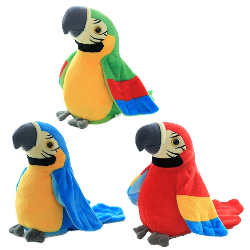 2024 New Multifunctional Electric Plush Parrot Speaking Talking Repeats Waving Simulation Bird Early Education Toy Gift
2024 New Multifunctional Electric Plush Parrot Speaking Talking Repeats Waving Simulation Bird Early Education Toy Gift
