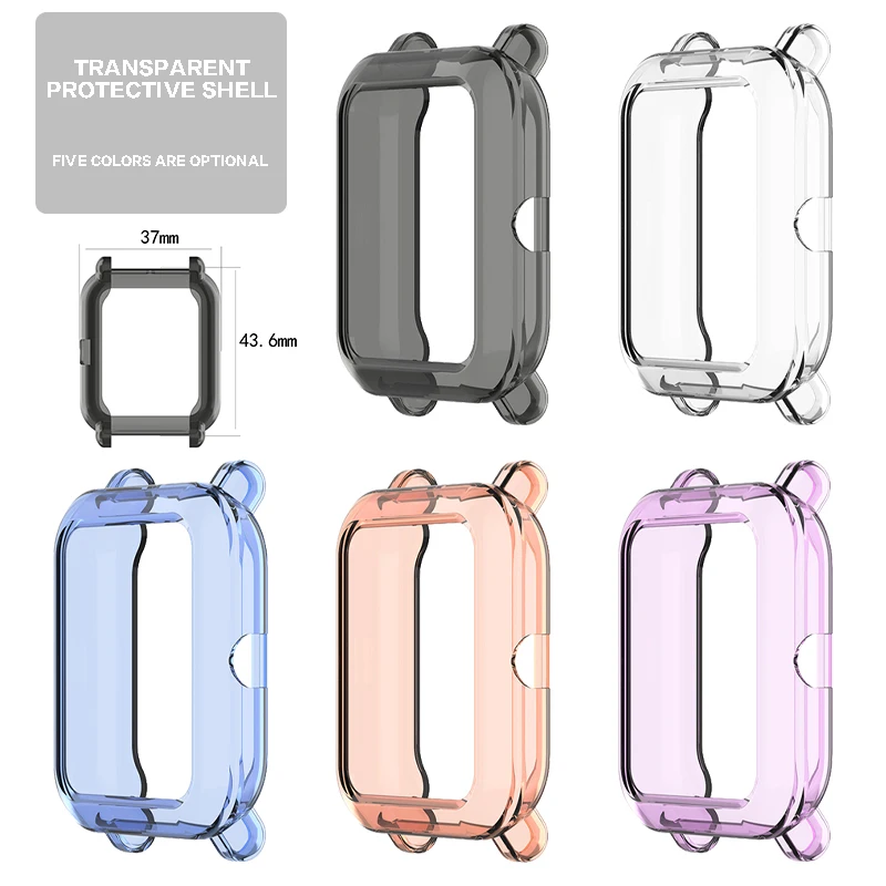 Pohiks For Huami Amazfit bip/lite Smart Watch Protective Case TPU Transparent Cover For Huami Amazfit bip/lite Smart Accessories
Pohiks For Huami Amazfit bip/lite Smart Watch Protective Case TPU Transparent Cover For Huami Amazfit bip/lite Smart Accessories