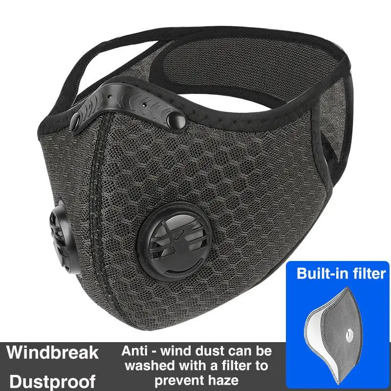 Dust Mask Cycling Sport Training Face Mask Mask PM2.5 Anti-pollution Running Mask Activated Carbon Filter Washable Mask
Dust Mask Cycling Sport Training Face Mask Mask PM2.5 Anti-pollution Running Mask Activated Carbon Filter Washable Mask