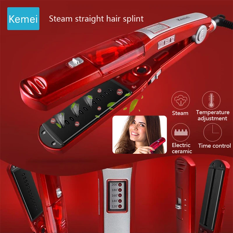 KEMEI electric steam straight hair comb electric straight hair splint straight hair brush styling tool 5
KEMEI electric steam straight hair comb electric straight hair splint straight hair brush styling tool 5