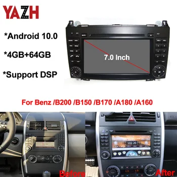Android 10.0 Car Multimedia Player Navigation GPS Radio for Mercedes Benz B200 A B Class W169 W245 Viano Vito W639 Sprinter W906
Android 10.0 Car Multimedia Player Navigation GPS Radio for Mercedes Benz B200 A B Class W169 W245 Viano Vito W639 Sprinter W906