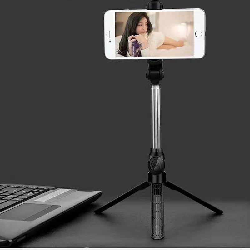 

Mobile Phone Holder Tripod With Remote Self-Timer Artifact Rod For Phones G0pro for xiaomi mi 8 9t redmi note 7 7a k20 pro