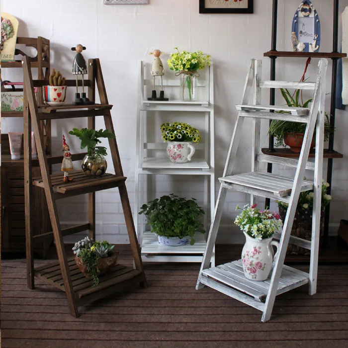 Indoor Pergola Wooden Flower Rack Simple Living Room Storage Shelf Bookshelf Multi-layer Shoe Rack