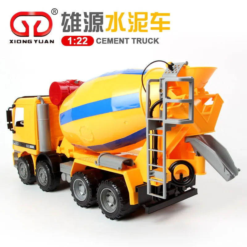Xiong yuan Large Size Inertia Cement Mixer Model Concrete Toy Engineering Vehicle 8188-4
Xiong yuan Large Size Inertia Cement Mixer Model Concrete Toy Engineering Vehicle 8188-4