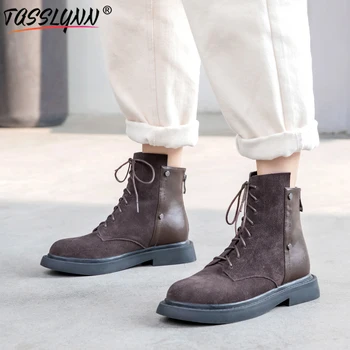 TASSLYNN 2020 Spring Autumn Women Shoes platform Motorcycle Boots for Women Round Toe Lace Up square Heel Ankle Boots Size 39
TASSLYNN 2020 Spring Autumn Women Shoes platform Motorcycle Boots for Women Round Toe Lace Up square Heel Ankle Boots Size 39