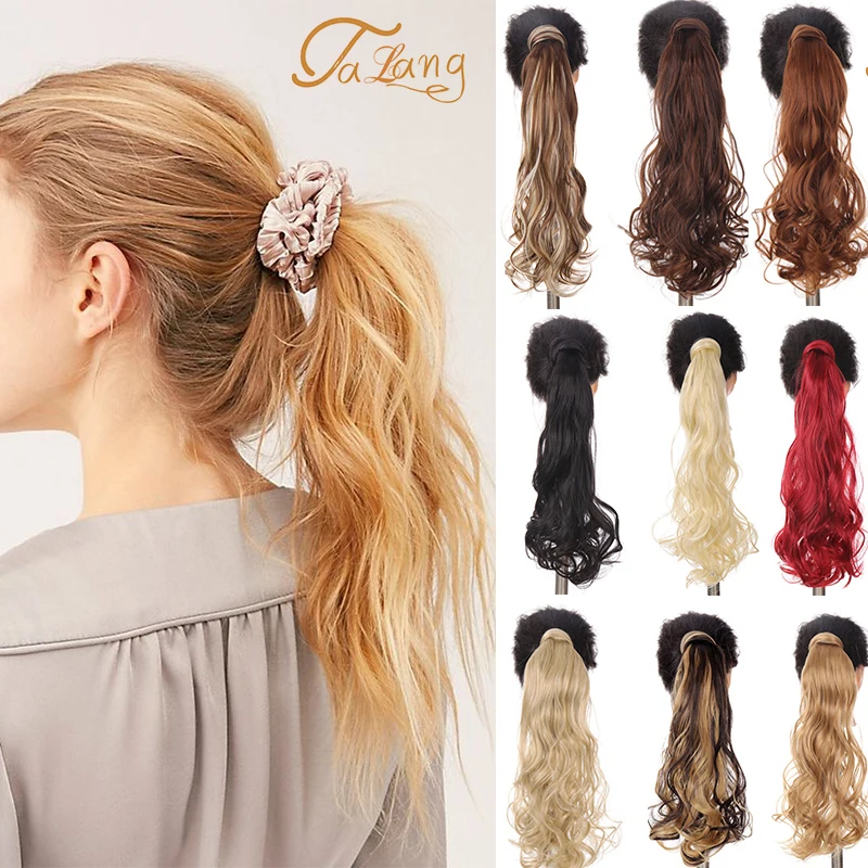 TALANG 24" Straight/Wavy Curly Wrap Around Natural Hairpiece Ponytail Extension for Woman Synthetic Hair Extension Fake Hair
TALANG 24" Straight/Wavy Curly Wrap Around Natural Hairpiece Ponytail Extension for Woman Synthetic Hair Extension Fake Hair