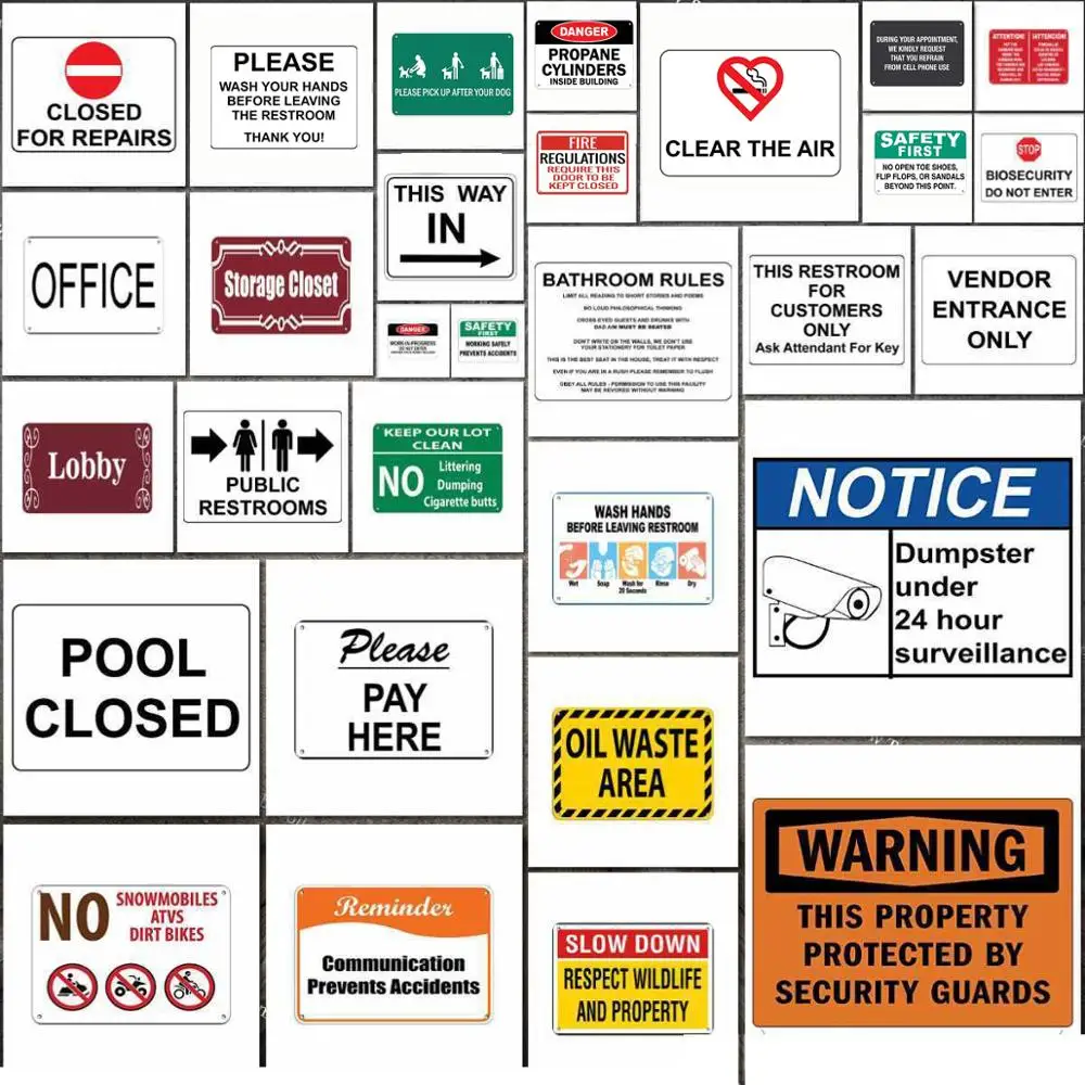 Public Plaques No Smoking Danger Safety Workshop Waring Signs Vintage Building Room Access Tin Sign Garage Bar Restaurant Decor
Public Plaques No Smoking Danger Safety Workshop Waring Signs Vintage Building Room Access Tin Sign Garage Bar Restaurant Decor