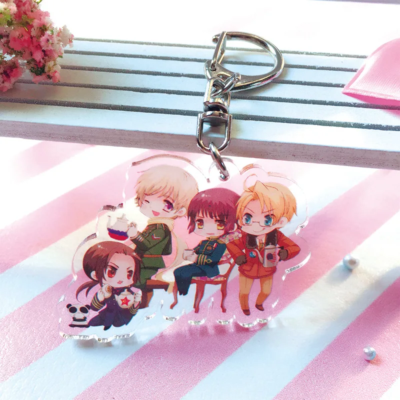 Аниме Axis Power Hetalia брелок мультфильм фигура APH акриловая сумка подвески