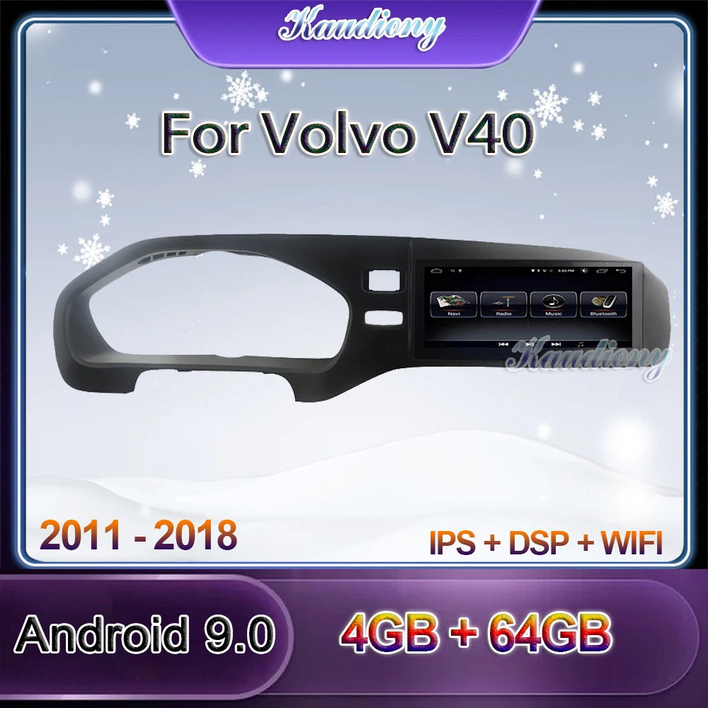 Kaudiony 8.8" Android 9.0 Car Radio Automotivo For Volvo V40 Car DVD Multimedia Player Auto GPS Navigation DSP Stereo 2011-2018
Kaudiony 8.8" Android 9.0 Car Radio Automotivo For Volvo V40 Car DVD Multimedia Player Auto GPS Navigation DSP Stereo 2011-2018